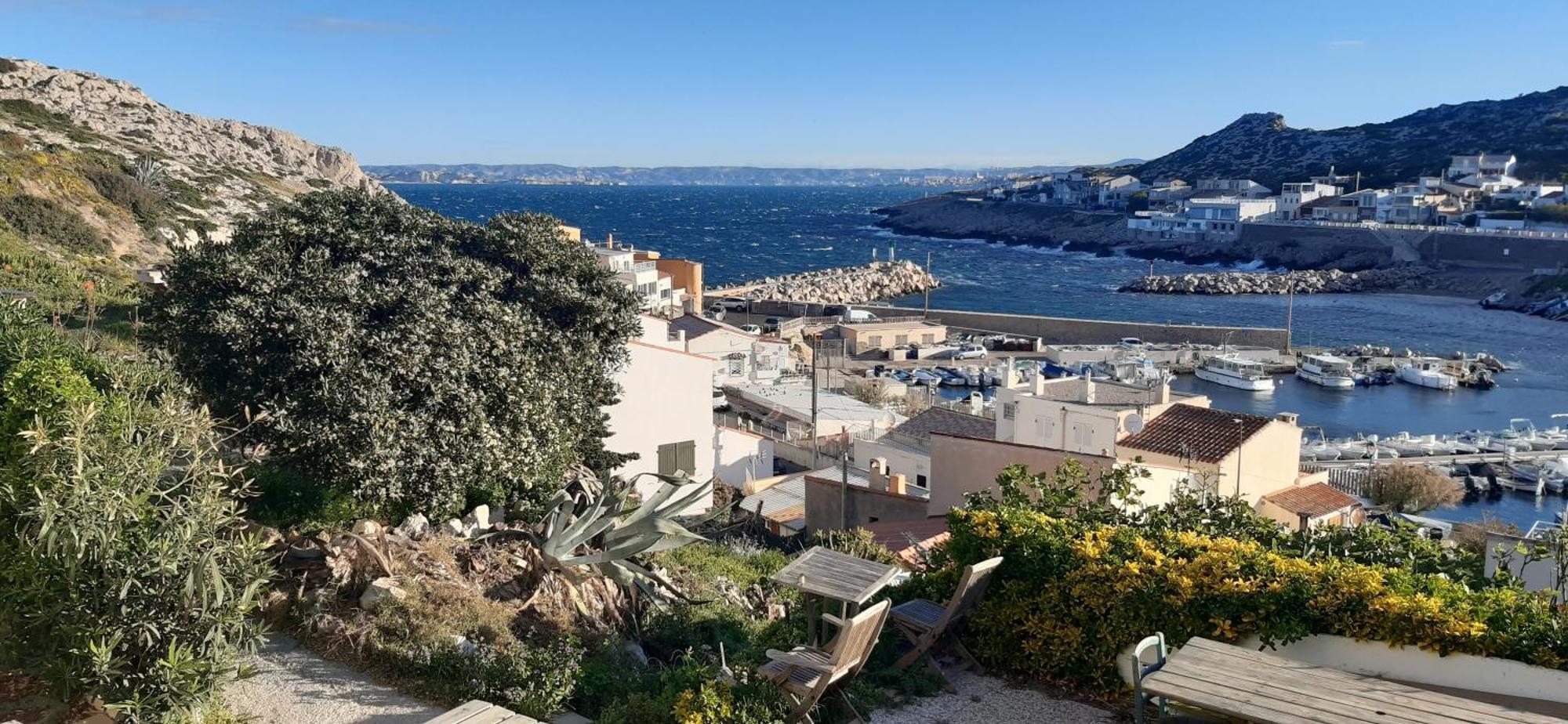 Cabanon Vue Mer Et Calanques Les Goudes مارسيليا المظهر الخارجي الصورة